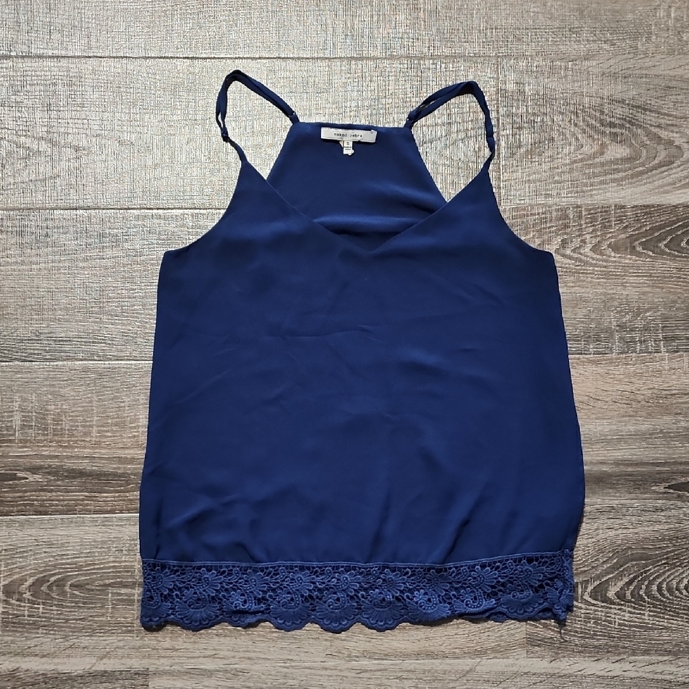 💋 Naked Zebra lace trim Racerback Tank 💋